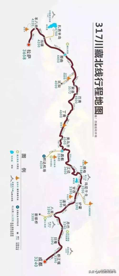 自驾旅游地图