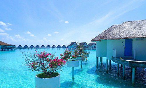 马尔代夫风景图片 清新唯美海景壁纸
